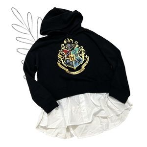 NWT Harry Potter Girls Twofer Layered Sweater